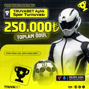 Truvabet aylık spor turnuvası 250.000 TL ödül havuzu