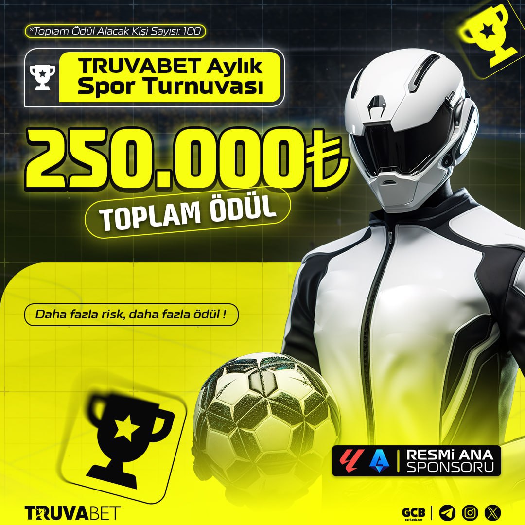 Truvabet Aylık Spor Turnuvası – Mart 2026 1 - TRUVABET Truvabet Aylık Spor Turnuvası – Mart 2026