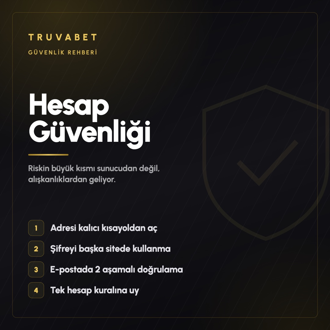 Truvabet Hesap Güvenliği: Hesabını Korumanın Yolları 1 - TRUVABET Truvabet Hesap Güvenliği: Hesabını Korumanın Yolları