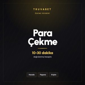 Truvabet para çekme rehberi